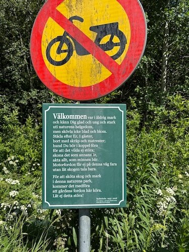 Lite rolig skylt.